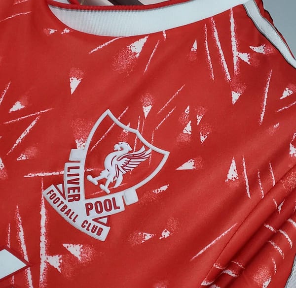 Retro 89/91 Liverpool home Soccer Jersey - Image 2
