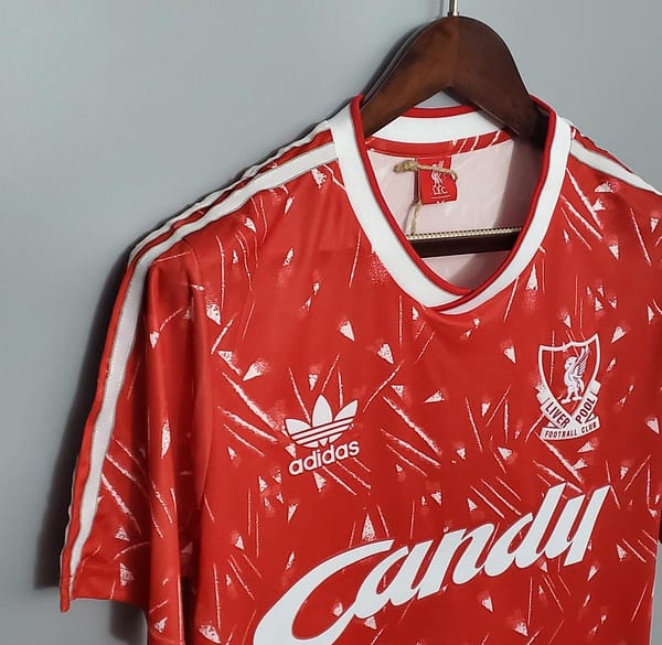 Retro 89/91 Liverpool home Soccer Jersey - Image 7