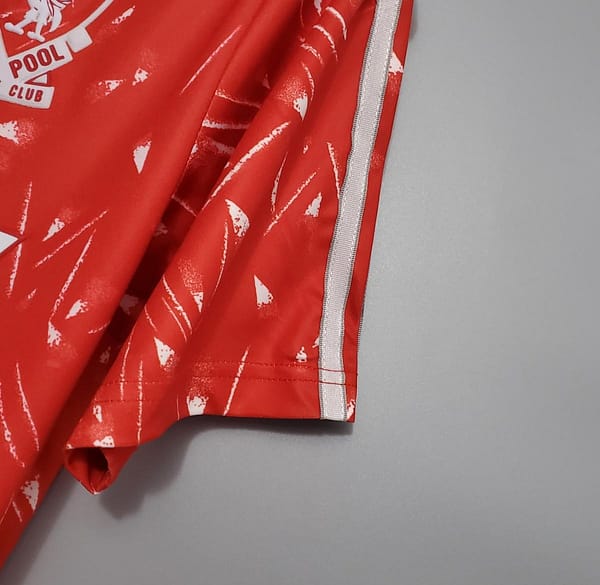 Retro 89/91 Liverpool home Soccer Jersey - Image 8