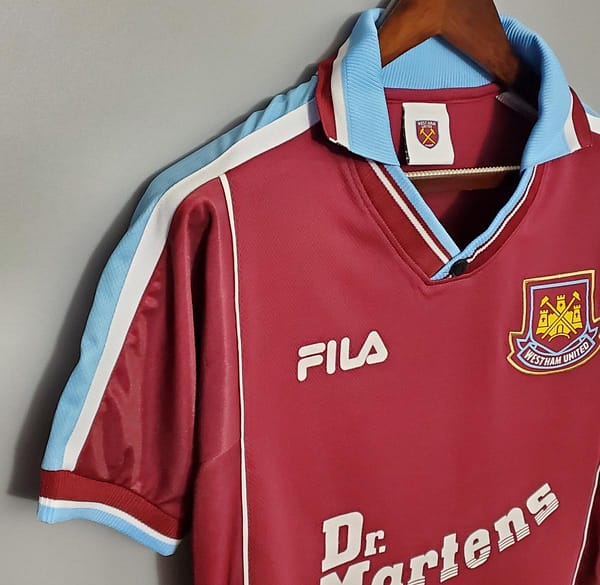 Retro 99/01 West Ham United home Soccer Jersey - Image 7
