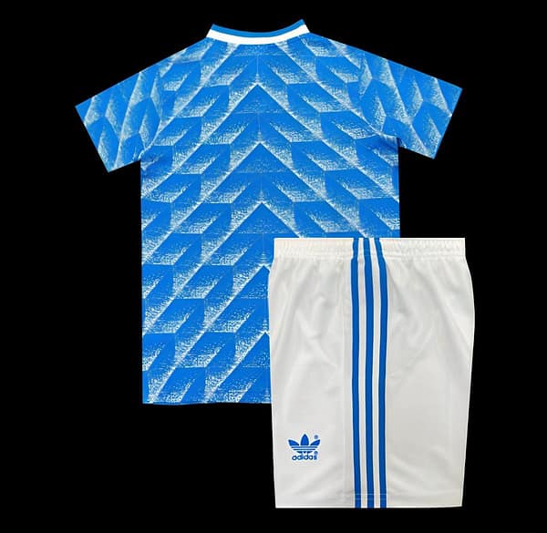 Retro Kids 1988 Netherlands Away Blue Jersey - Image 2