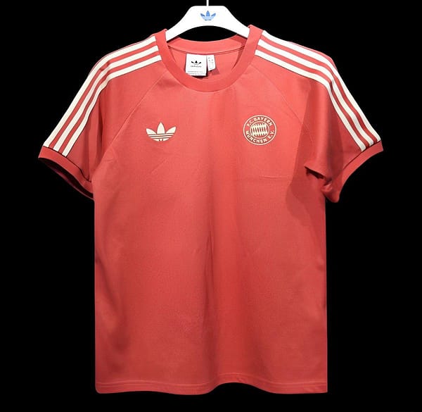 24/25 Bayern Munich Adidas Originals Red Cotton T-Shirts