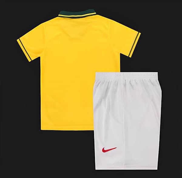 Retro Kids 1994 Brazil Home Jersey - Image 2