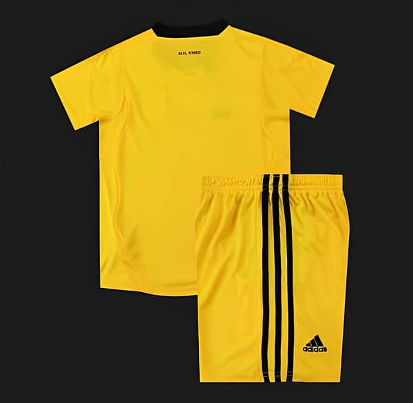 Retro Kids 11/12 Real Madrid Yellow Goalkeeper Jersey - Image 2