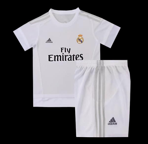 Retro Kids Real Madrid 15/16 Home Jersey