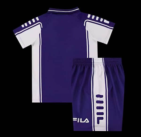 Retro Kids 99/00 Fiorentina Home Soccer Jersey - Image 2