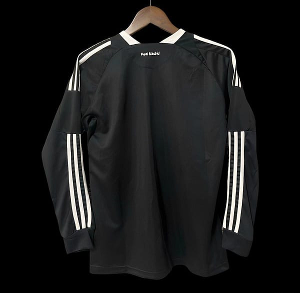 Retro 08/09 Real Madrid Third Black Long Sleeve Jersey - Image 2
