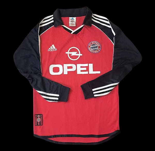 Retro 01/02 Bayern Munich Home Long Sleeve Jersey
