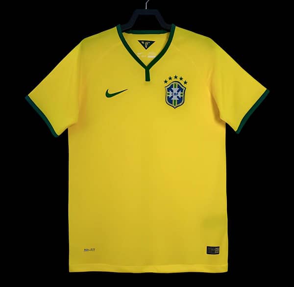 Retro 2014 Brazil Home Jersey
