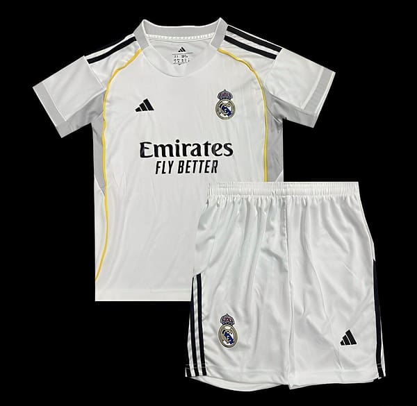 24/25 Kids Real Madrid Home Jersey