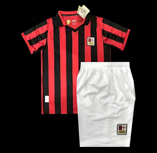 Kids 24/25 AC Milan Home 125Th Anniversary Jersey