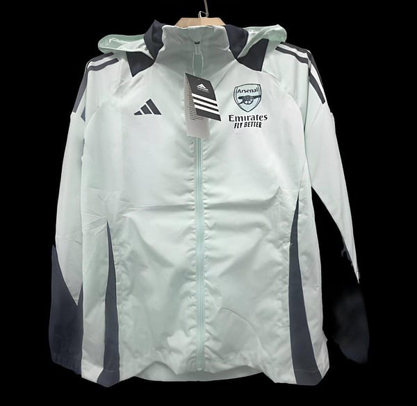 24/25 Arsenal Light Green Windbreaker