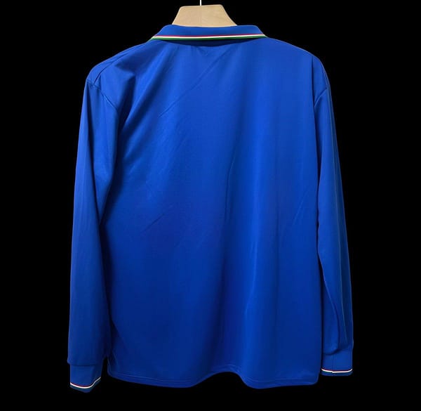 Retro 1982 Italy Home Long Sleeve Jersey - Image 2