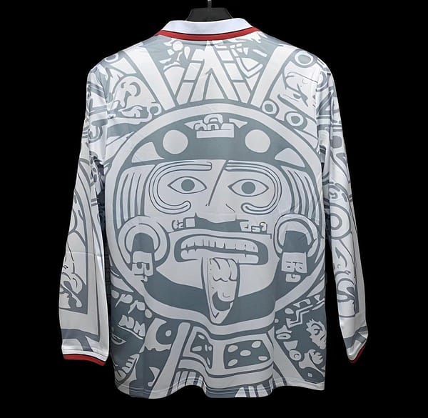 Retro 1998 Mexico Away White Long Sleeve Jersey - Image 2