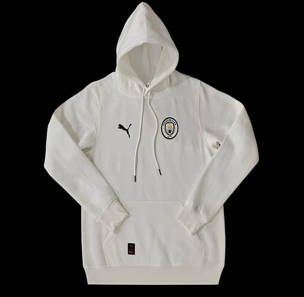 24/25 Manchester City Navy/Red/Black/Beige/Grey Hoodie WIth Black Badge