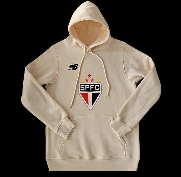 24/25 Sao Paulo Navy/Red/Black/Beige/Grey Hoodie WIth Black Badge