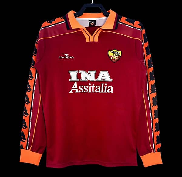 Retro 98/99 Roman Home Long Sleeve Jersey