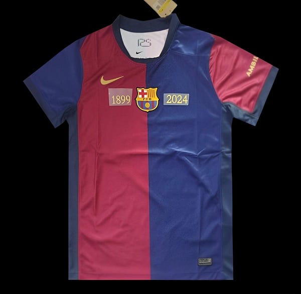 24/25 Barcelona Home 125Th Anniversary 1899-2024 Printing Jersey
