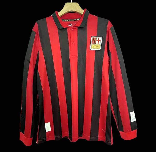 Limited Version 24/25 AC Milan Home 125Th Anniversary Long Sleeve Jersey