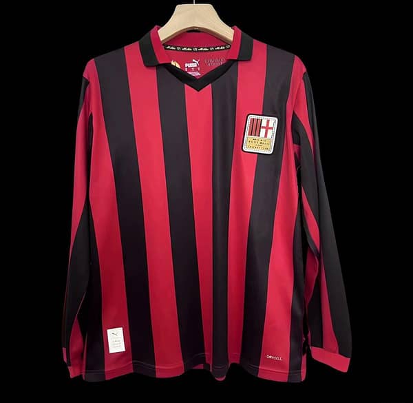 24/25 AC Milan 125Th Anniversary Home Long Sleeve Jersey