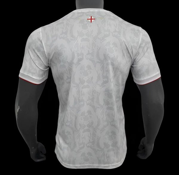 2024 England Comma White Footbal Jersey - Image 2