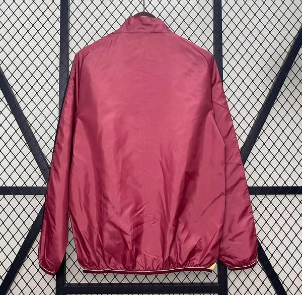 24/25 Roma Red/Beige Reversible Windbreaker - Image 4