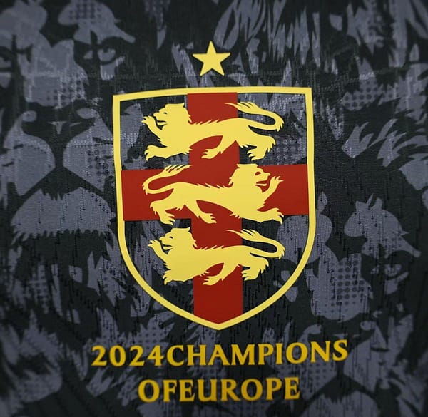 Player Version 2024 England Comma Football Champions Of Europe Jersey - Image 4