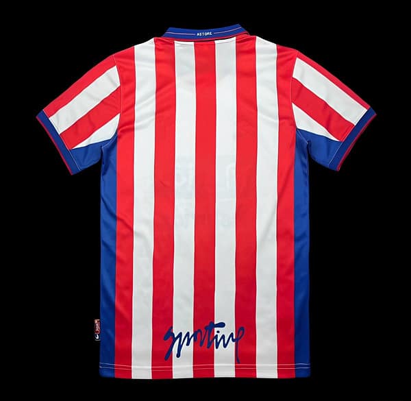 Retro 01/02 Sporting Gijon Home Jersey - Image 2