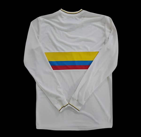 2024 Colombia White 100Th Anniversary Long Sleeve Jersey - Image 2