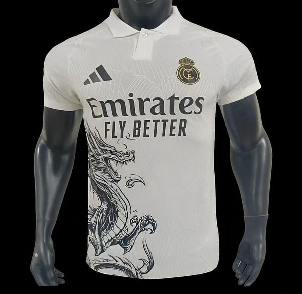 Player Version 24/25 Real Madrid White Dragon Special Jersey
