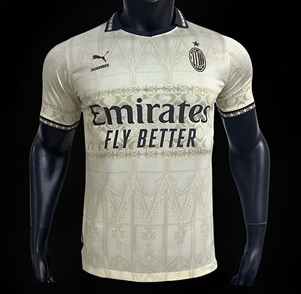 Player Version AC Milan x PLEASURES Forth White Jersey