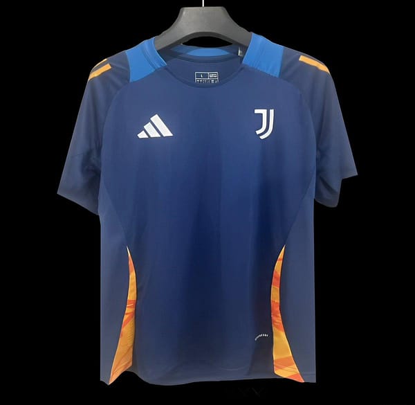24/25 Juventus Blue/Orange Pre-Match Jersey