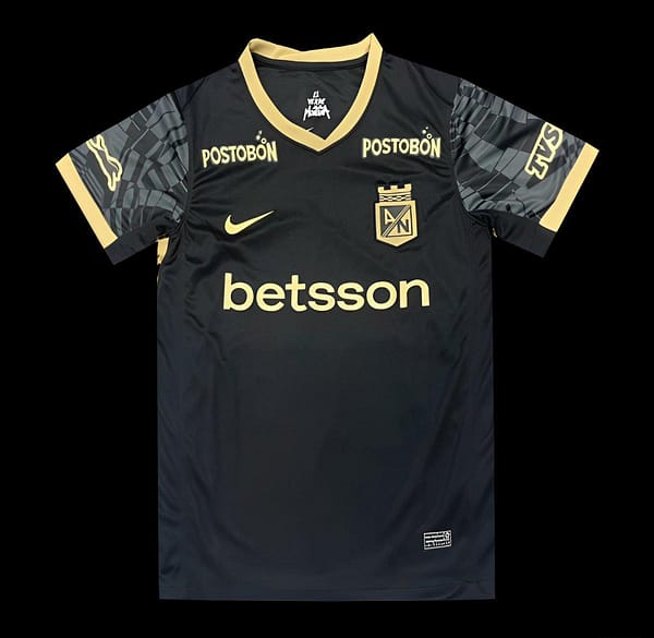 25/26  Atletico Nacional Away Black Jersey