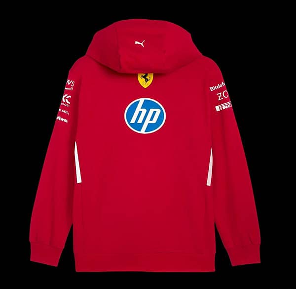 2025 F1 Ferrari Sweatshirt With Hood - Image 2