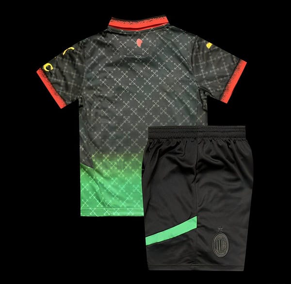 25/26 Kids AC Milan x OFFWHITE Black Forth Special Jersey - Image 2