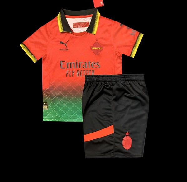 25/26 AC Milan x OFFWHITE Red Forth Special Jersey