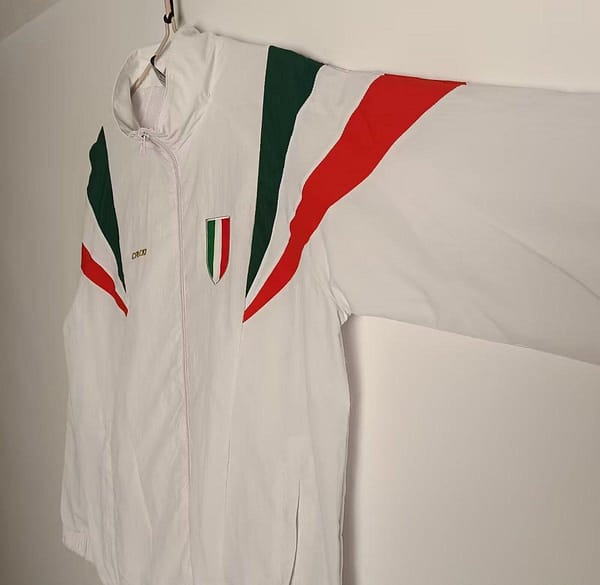2025 Italy White Windbreaker - Image 3