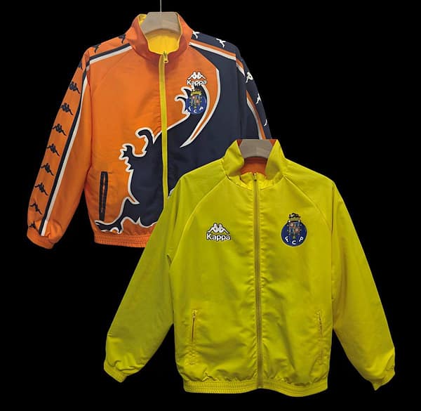 24/25 Porto Orange/Yellow Reversible Windbreaker