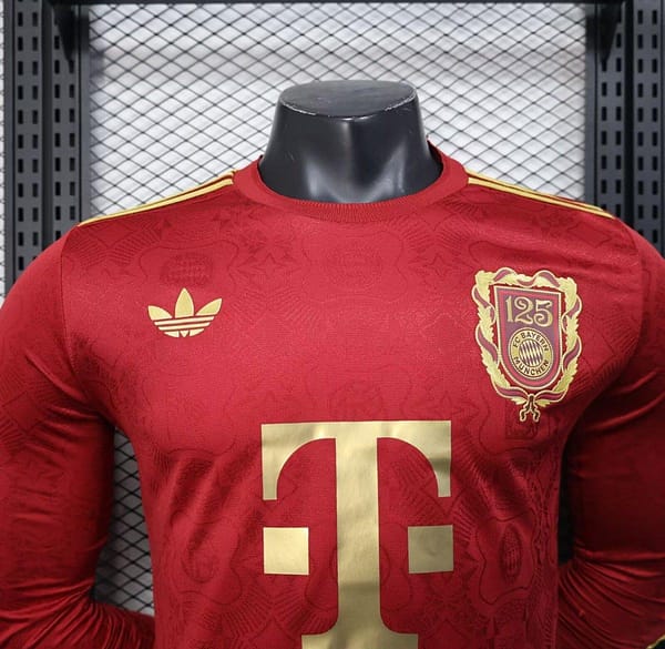 Player Version 24/25 Bayern Munich 125 Anniversary Long Sleeve Jersey - Image 7