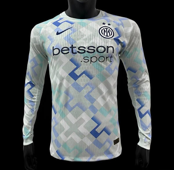 Player Version 25/26 Inter Milan Away WHITE Long Sleeve Jersey