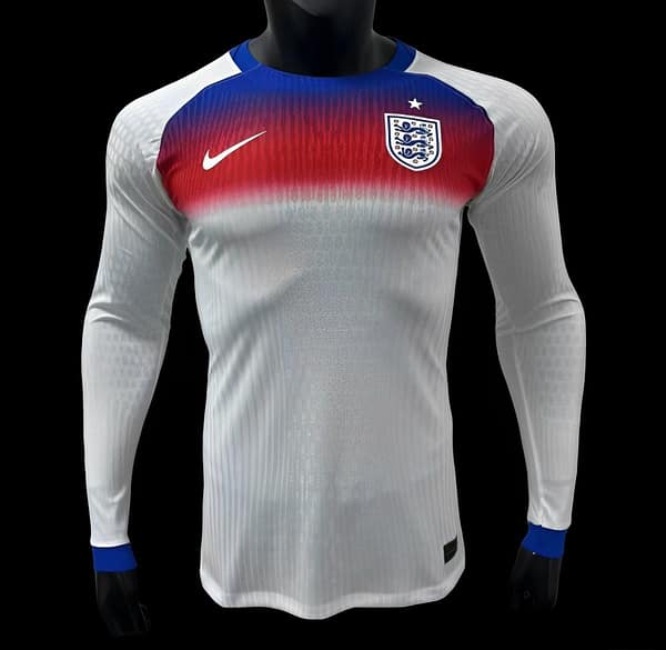 Player Version 2025 England Home Long Sleeve Jersey