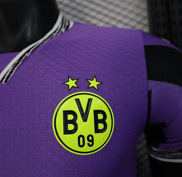 Player Version 24/25 Borussia Dortmund Anniversary 4th Goalkeeper Purple Jersey - Image 3
