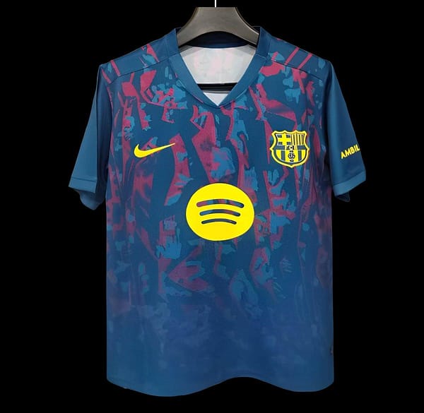 25/26 Barcelona Fourth Jersey Featured "Artistic" Design