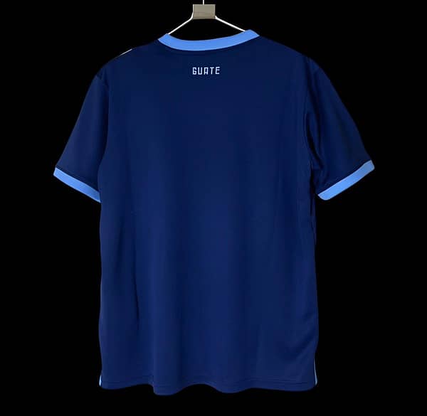 2025 Guatemala Navy Blue with White Diagonal Stripe Jersey - Image 2