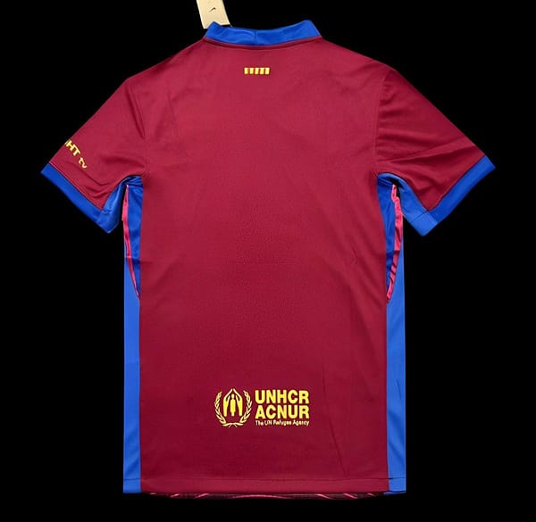 25/26 FC Barcelona Burgundy with Circular Sound Wave Pattern Jersey - Image 2