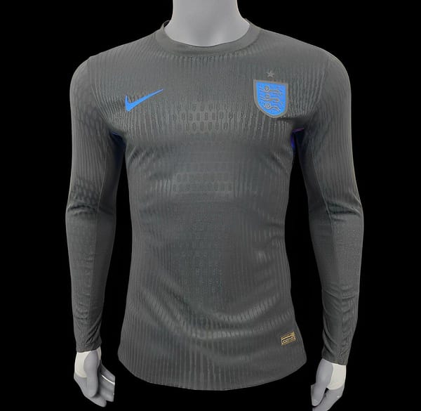Player Version 2025 England Away Long Sleeve Jeresy