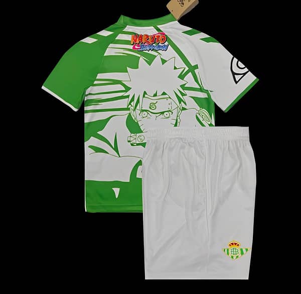 25/26 Kids Real Betis Naruto Inspired Jersey - Image 2