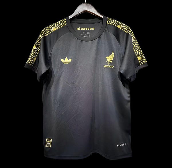 Player Version 2025 Mexico Gold Cup Black Pre-Match Jersey