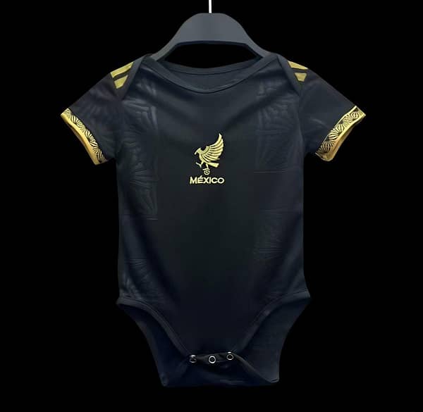 Baby 2025 Mexico Gold Cup Black Special Jersey