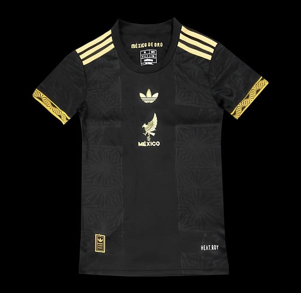 Women 2025 Mexico Gold Cup Black Special Jersey